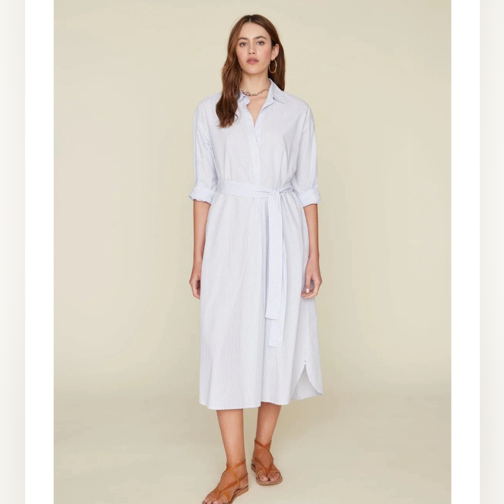 Xirena Marlowe Dress Sky Stripe sz M